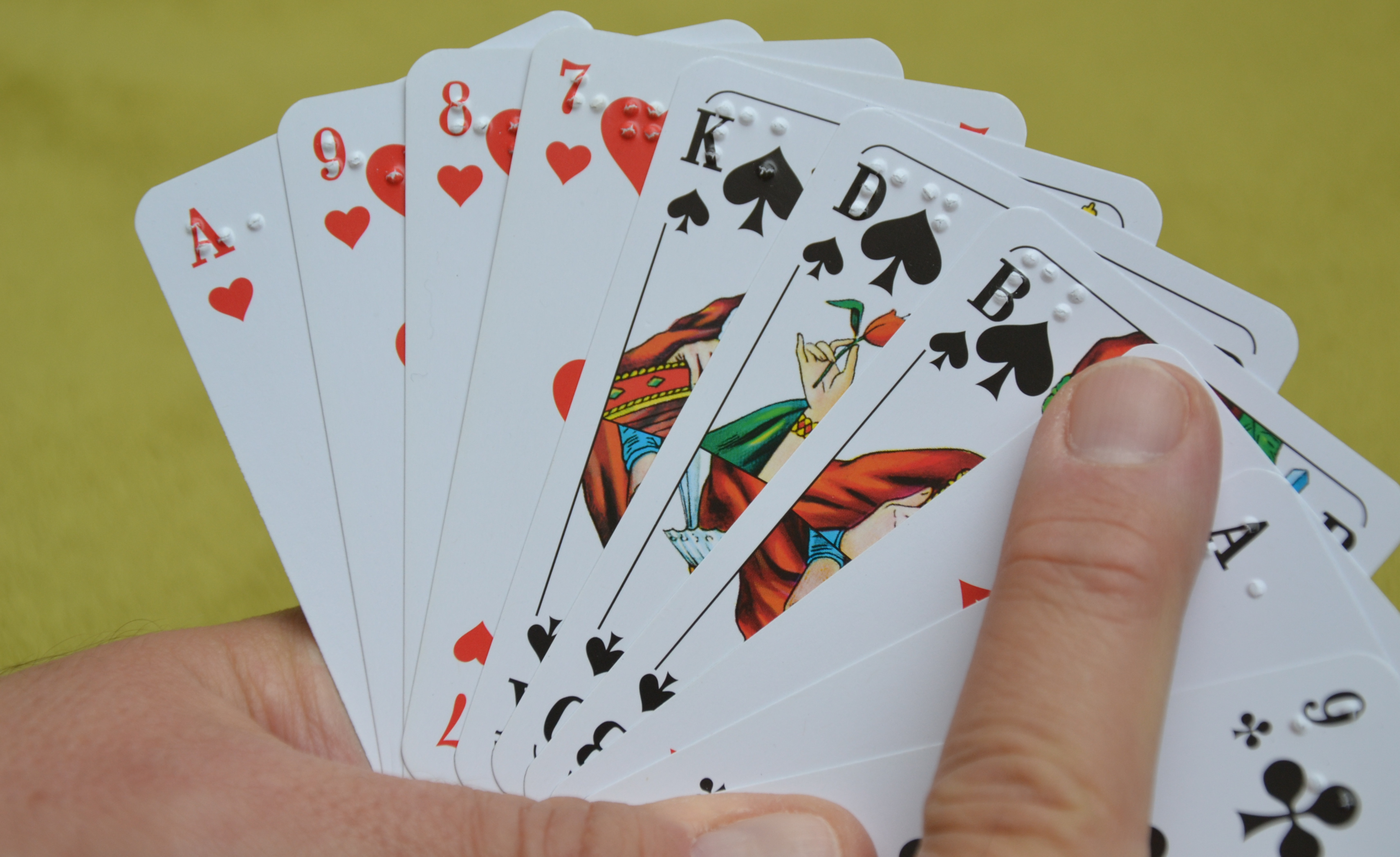 Bild von Spielkarten.